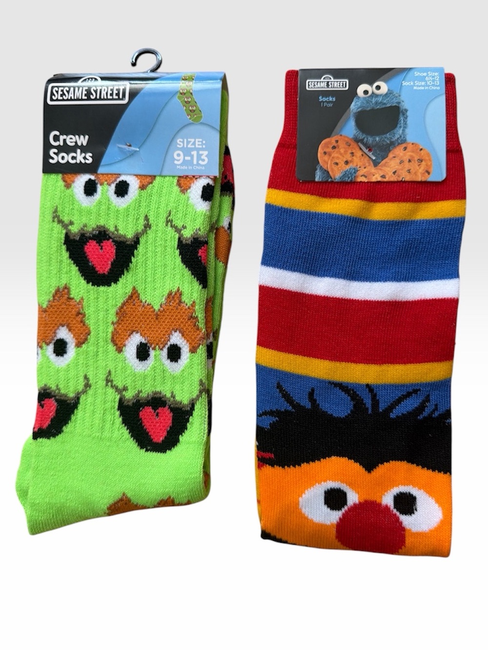⭐️ Bundle 5 for $13 • Sesame Street Crew Socks 2 Pairs